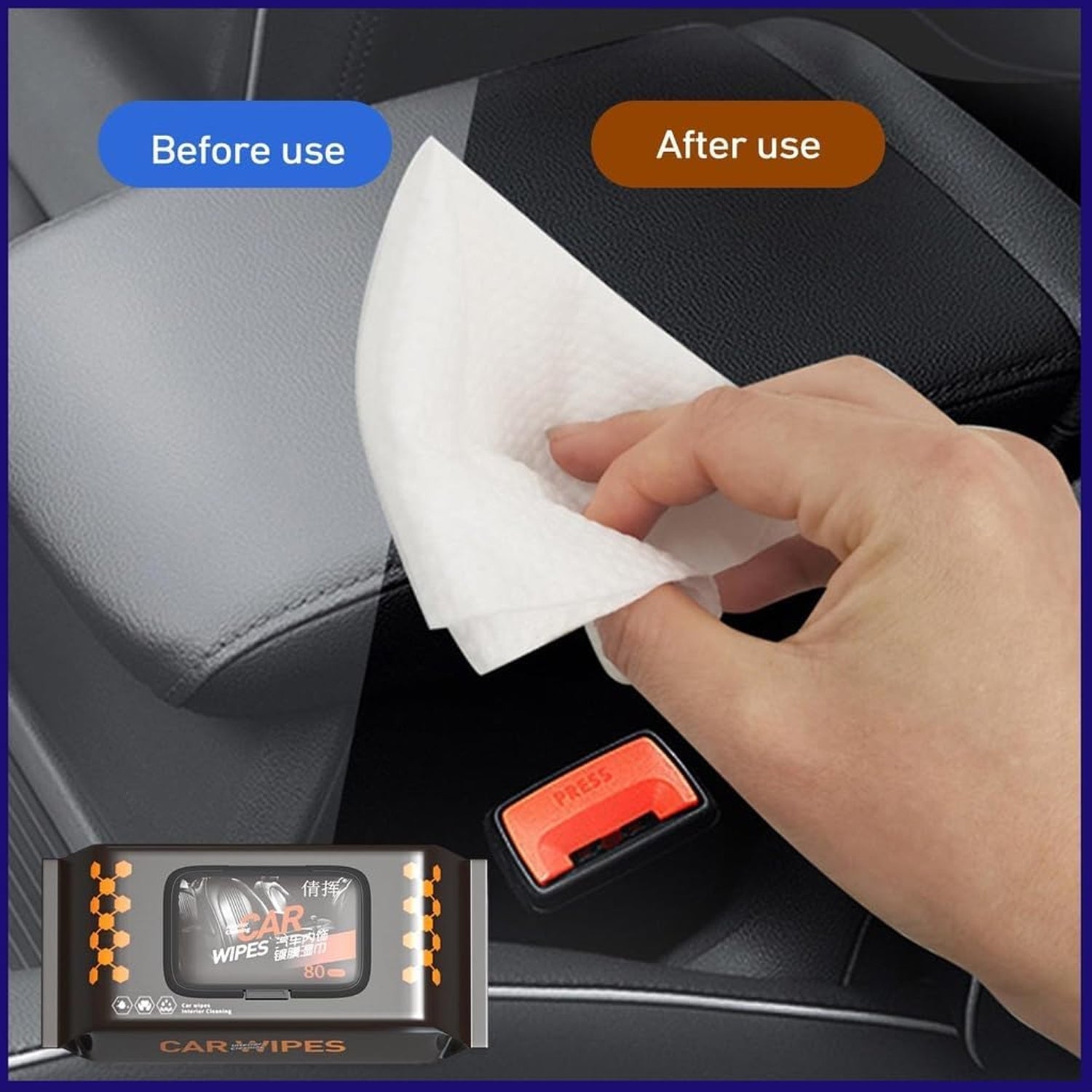 Car Dashboard Scratch Remover Tissue (80 Pcs Set) Car Dashboard Scratch Remover Tissue (80 Pcs Set)